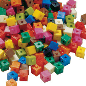 Interlocking Cubes 1cm 1000pc Polybag
