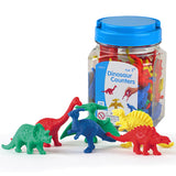 Dinosaur Counters 32pc Jar with Tweezer & Activity Guide