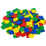 Tiles Plastic 4 Col, 25mm, 400pc pbag