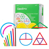 GeoStix Math Activity Set with Activity Cards 116pc