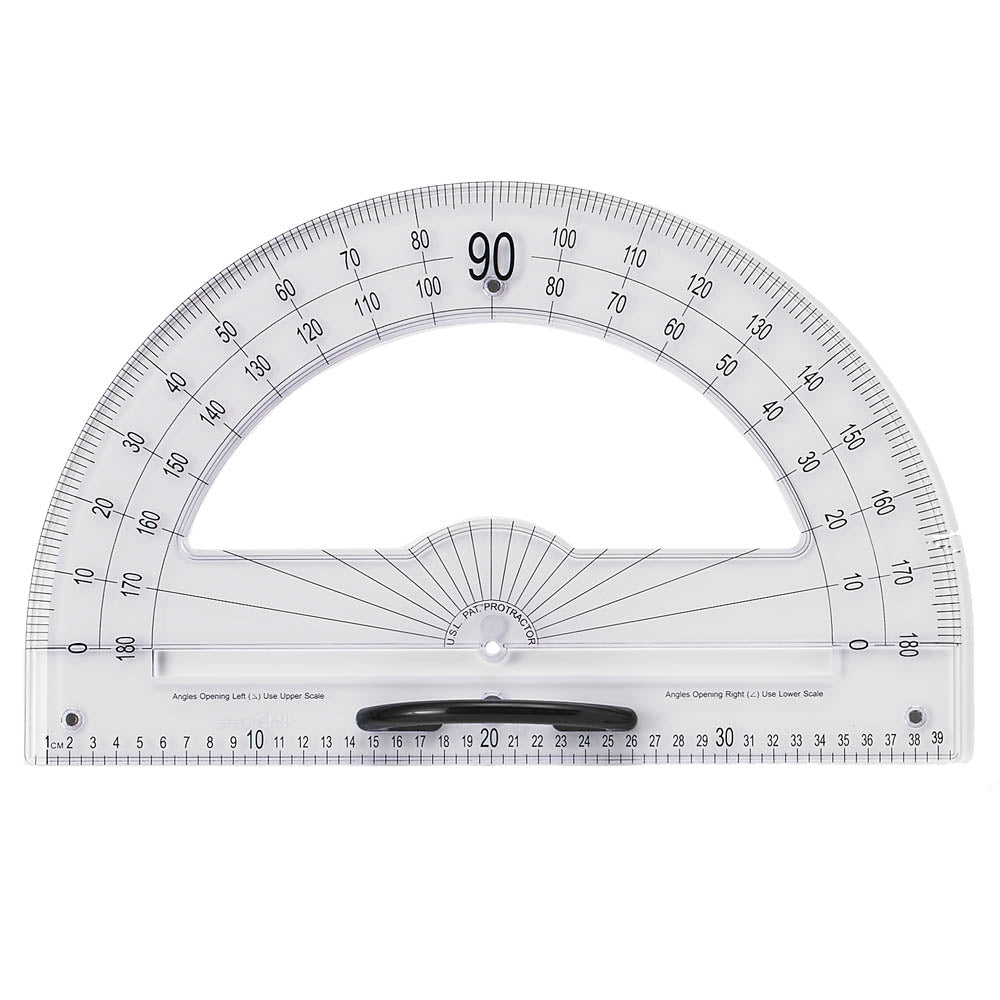 Transparent Semi Circular Protractor