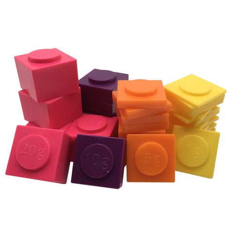 Plastic Stacking Masses/Weights 40pc
