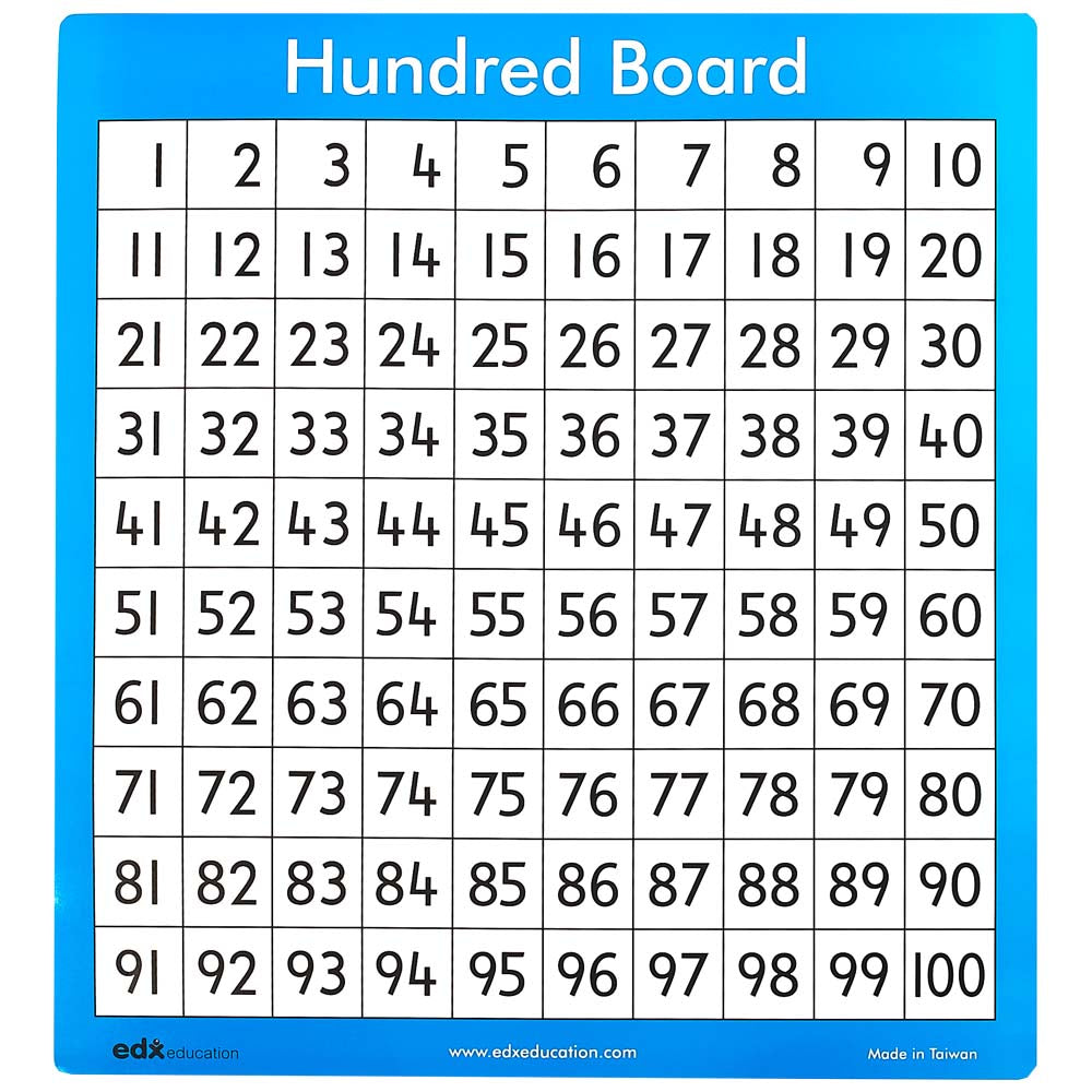 Hundred Board double-sided, GIANT, 102cm x 107cm 1pc