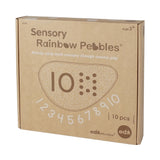 Sensory Rainbow Pebbles 10pc