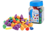 Fruit Counters 48pc Jar with Tweezer & Activity Guide