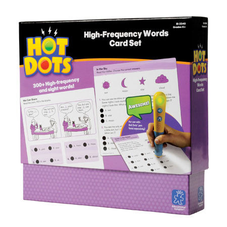 Hot Dots® High-Frequency Words Card Set - iPlayiLearn.co.za
 - 1