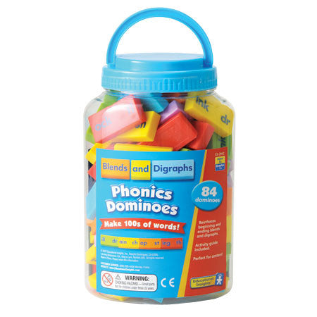 Blends and Digraphs Phonics Dominoes 84pc