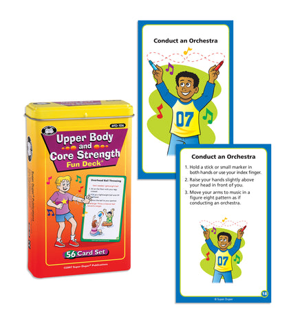 Upper Body and Core Strength Fun Deck