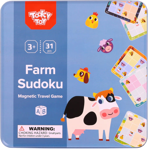 Farm Sudoku Magnetic Travel Game
