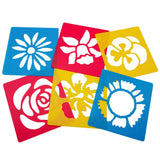 Flower Stencils 6pc