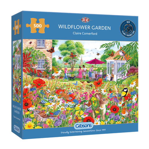 Gibsons - Wildflower Garden Jigsaw Puzzle 500pc