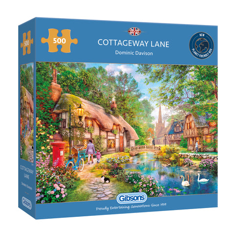 Gibsons - Cottageway Lane Jigsaw Puzzle 500pc