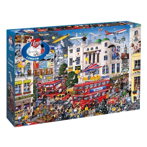 Gibsons - I Love London Jigsaw Puzzle 1000pc
