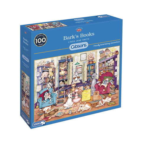 Gibsons Bark’s Books Jigsaw Puzzle 1000pc