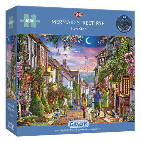 Gibsons - Mermaid Street Rye Jigsaw Puzzle 1000pc