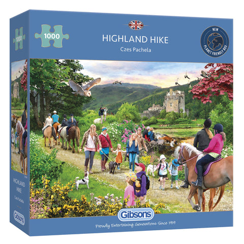 Gibsons - Highland Hike Jigsaw Puzzle 1000pc