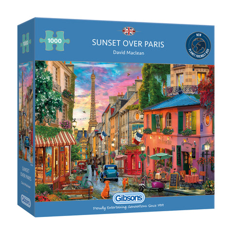 Gibsons - Sunset over Paris Jigsaw Puzzle 1000pc