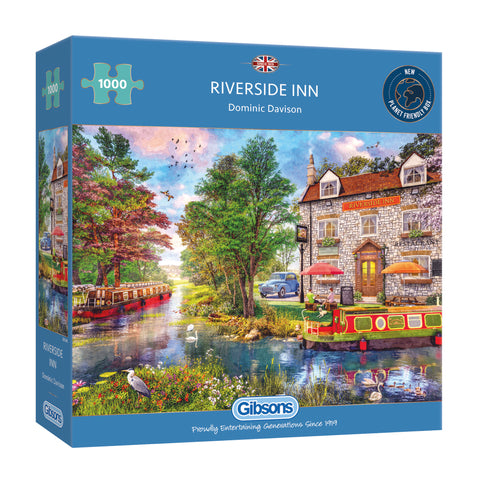 Gibsons - Riverside Inn Jigsaw Puzzle 1000pc