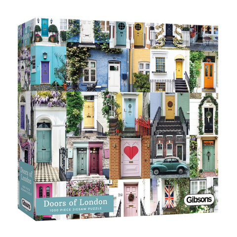 Gibsons - The Doors of London Jigsaw Puzzle 1000pc