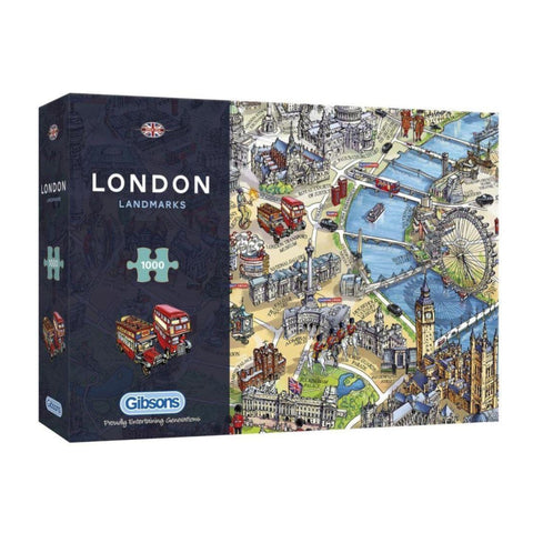 Gibsons - London Landmarks Jigsaw Puzzle 1000pc