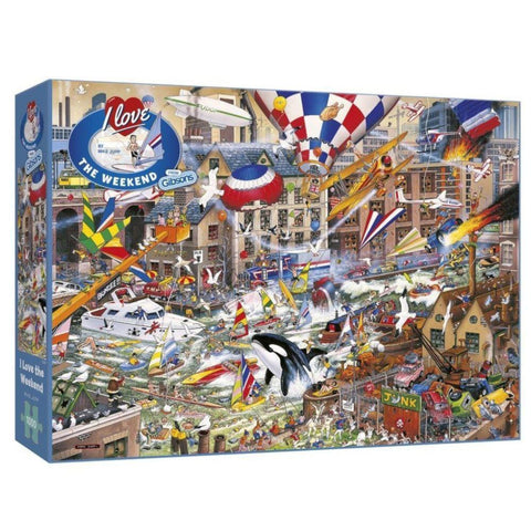 Gibsons - I Love the Weekend Jigsaw Puzzle 1000pc