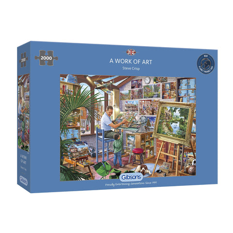 Gibsons - A Work of Art Jigsaw Puzzle 2000pc