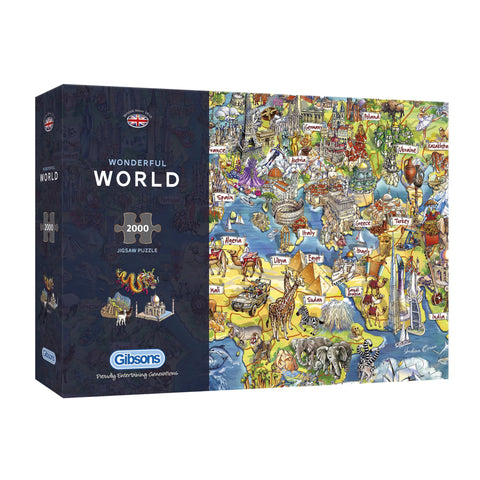 Gibsons - Wonderful World Jigsaw Puzzle 2000pc