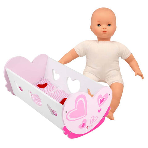 My First Doll and Cradle Set: Caucasian