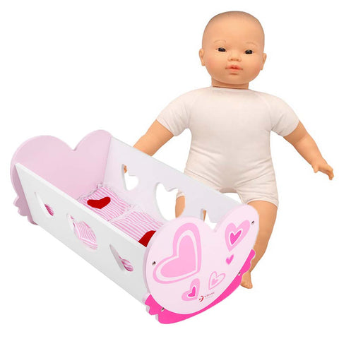 My First Doll and Cradle Set: Asian