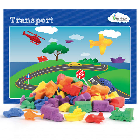 Counters Transport 72pc & Activity Cards pbag