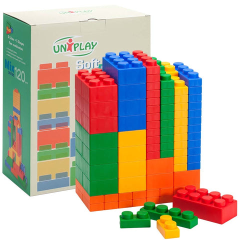 UNiPlay Soft Block Mix 120pc Box