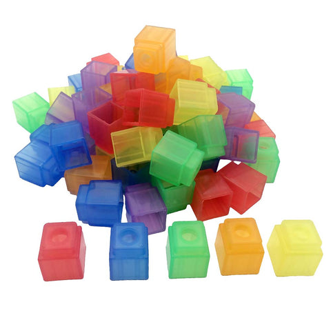 Translucent Unifix Cubes 100pc pbag