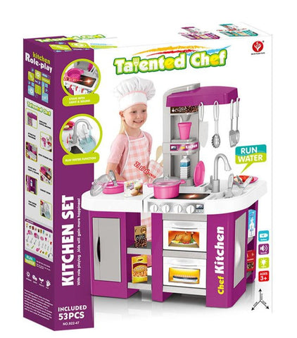 Talented Chef Kitchen Purple with Light & Sound 53pc