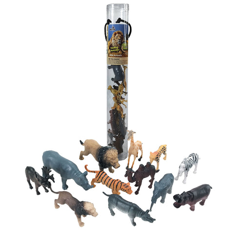 National Geographic Wild Animals: Small 4-8cm 12pc in Tube