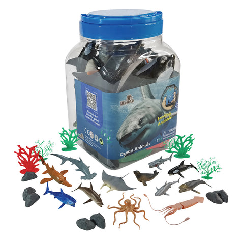 National Geographic Ocean Animals Playset 30pc in Bucket
