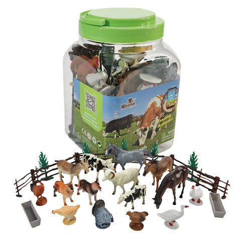 National Geographic Farm Animals Playset 30pc in Bucket