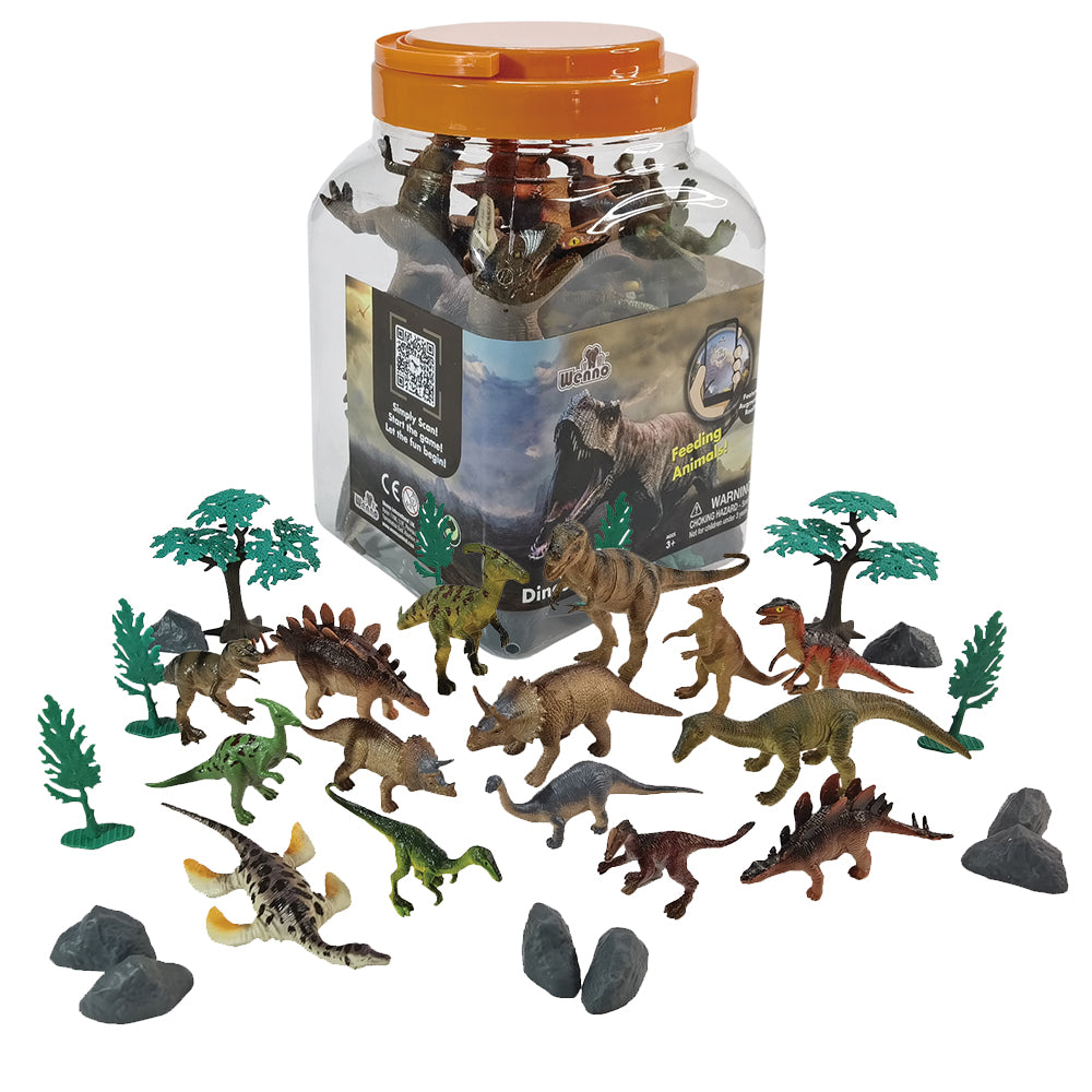 National Geographic Dinosaur Playset 30pc in Bucket
