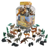 National Geographic Wild Animals Playset 40pc in Bucket