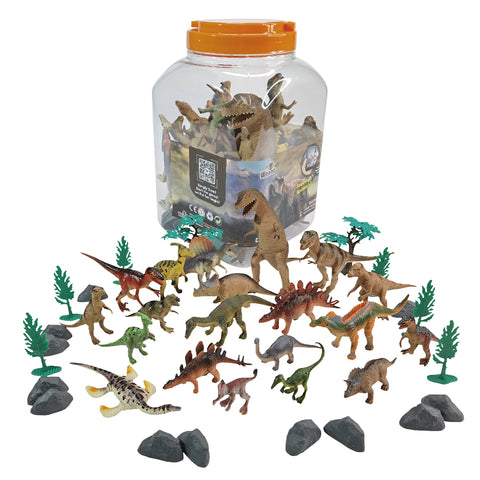 National Geographic Dinosaur Playset 40pc in Bucket