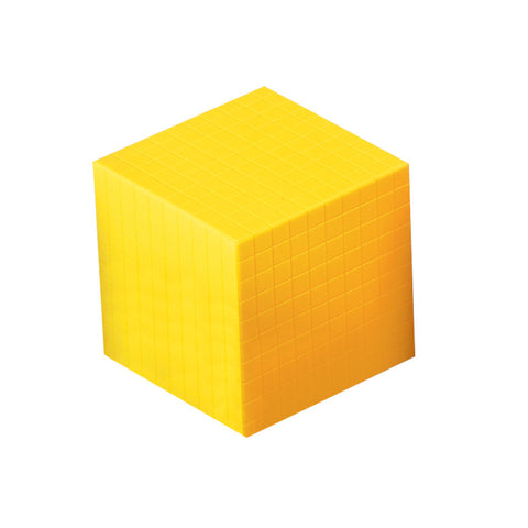 Base Ten Yellow Linking Cube 1 Piece - iPlayiLearn.co.za
