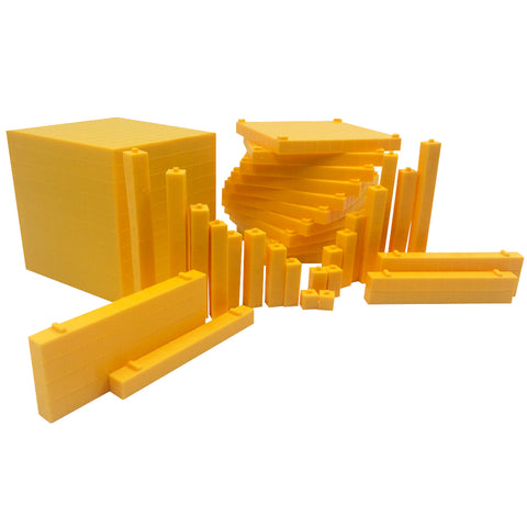 Base Ten Yellow Linking Set 121pc Polybag