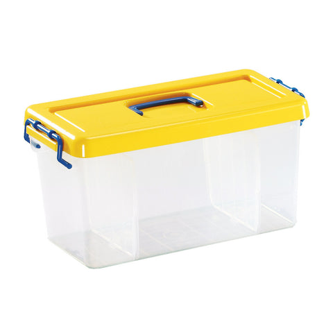 Plastic Container with Yellow Lid