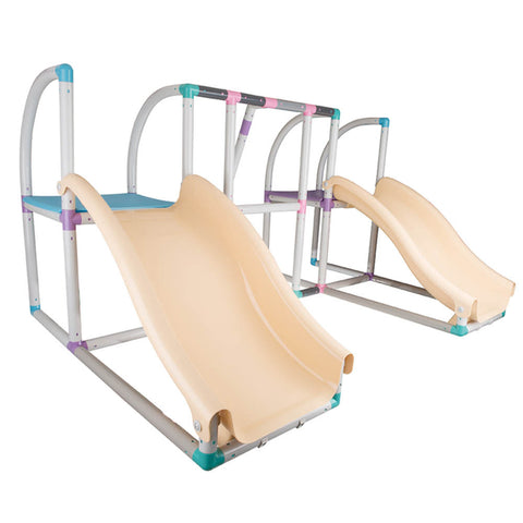 My Play Gym Double Slides: Pastel