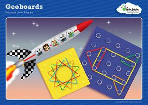 Activity Cards Geoboard Set 1 (Ages 6 - 9)
