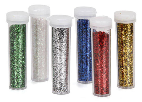 Glitter 8g Assorted 6 pack