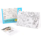 Super Painter Giant Colouring Poster (The World)