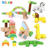 Forest Animal Building Blocks 80pc