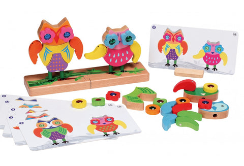Happy Owls Magnetic Matching Game