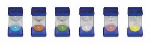 Giant Sand Timers (set of 6) 30s, 1, 3, 5, 10, 15 min - iPlayiLearn.co.za
