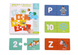 Let's Exercise: Alphabet And Number Matching Puzzle 72pc